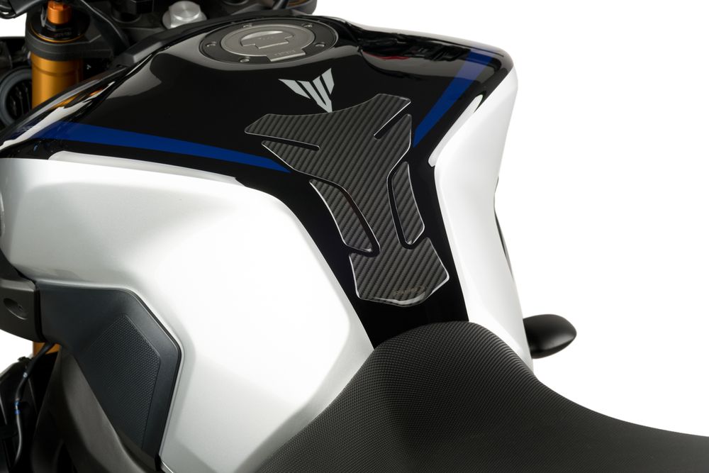 PUIG 3075C Drei Tankprotektor  passend fuer HONDA NT650V DEAUVILLE Carbon look