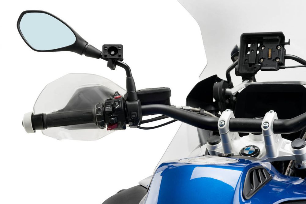 PUIG 3533N Halterunge für Handys und Schutzhülle  passend fuer GILERA RUNNER Schwarz
