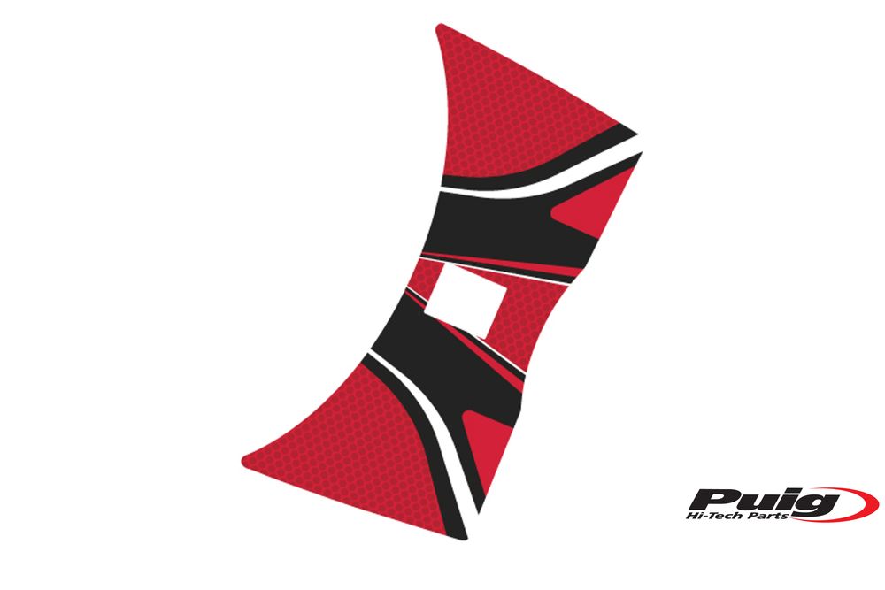 PUIG 6990R Radikal Yoke Protector  passend fuer SUZUKI GSR750 Rot