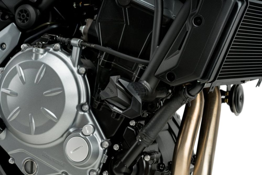 PUIG 3885N Sturzpads R19  passend fuer YAMAHA MT-125 Schwarz