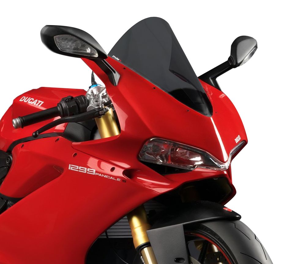 PUIG 7621F R-Racer Scheibe  passend fuer DUCATI 1299 PANIGALE Stark getönt