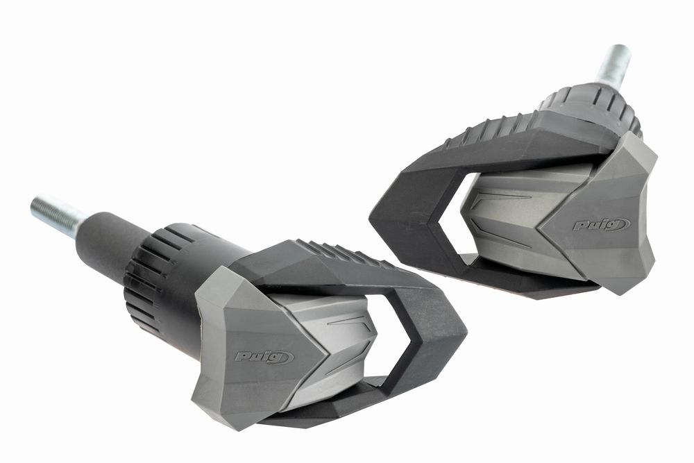 PUIG 3182N Sturzpads R19  passend fuer KAWASAKI ZX-6R NINJA Schwarz