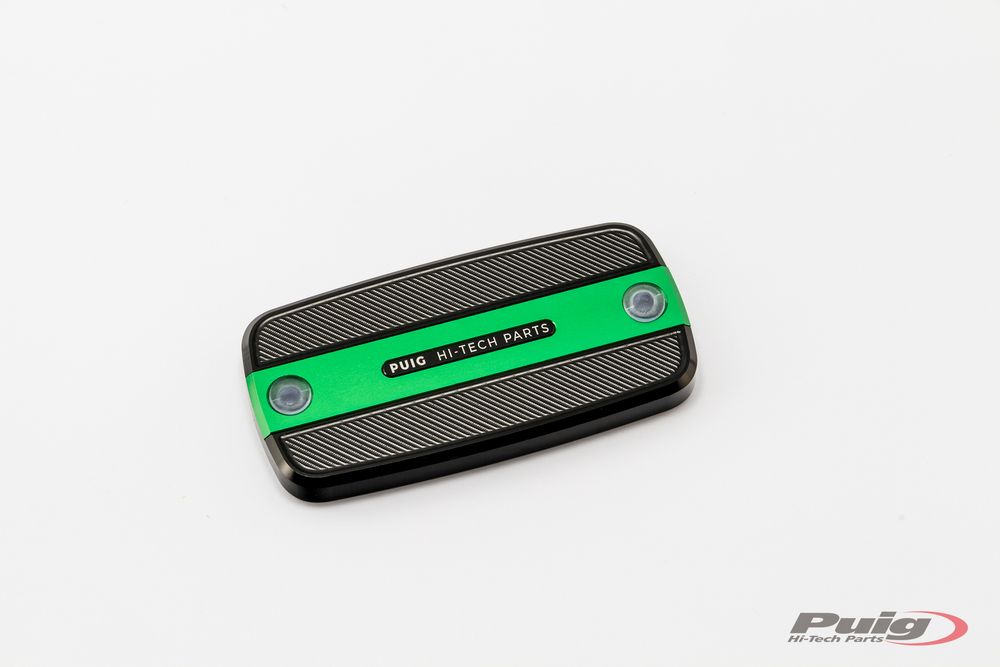 PUIG 9262V Vorderer Bremsflüssigkeitsbehälterdeckel  passend fuer HONDA CBF600 Grün