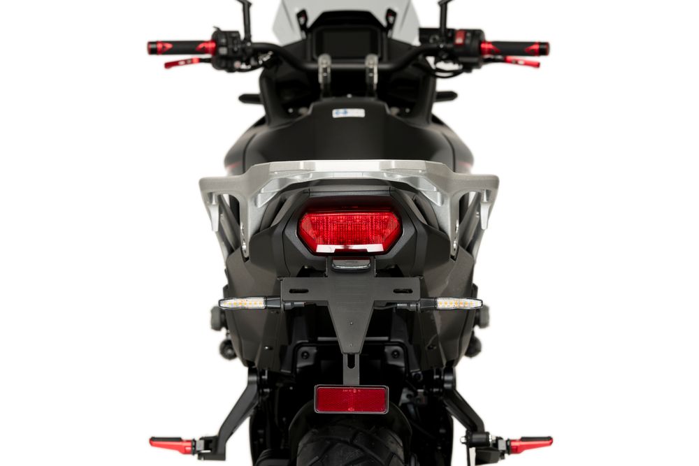 PUIG 21686N Kennzeichenhalters  passend fuer HONDA XL750 TRANSALP Schwarz