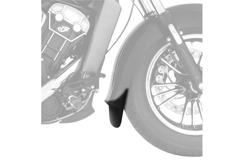PUIG 9825N Verlängerung des vorderen Schutzblechs  passend fuer INDIAN SCOUT Schwarz