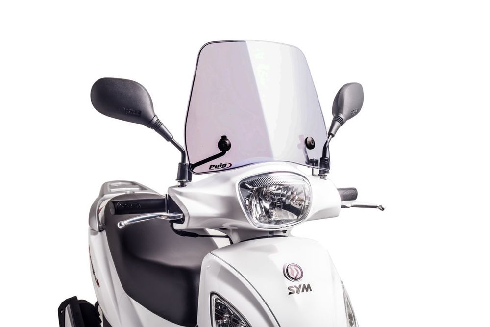 PUIG 7546W Rollerscheibe Trafic  passend fuer SYM SYMPHONY 50 4T AC E2 Transparent