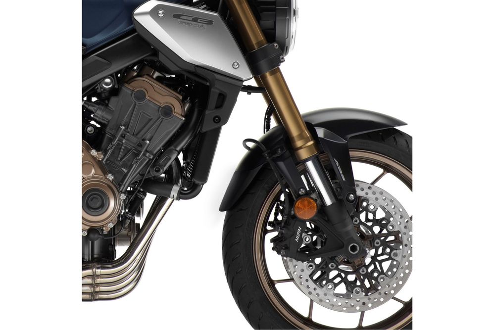 PUIG 3680N Verlängerung des vorderen Schutzblechs  passend fuer HONDA CBR650R Schwarz