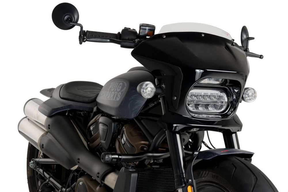 PUIG 21325W Fury  passend fuer HARLEY DAVIDSON SPORTSTER S RH1250S Transparent