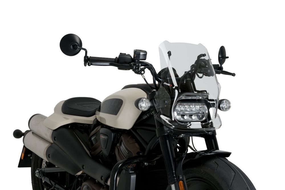 PUIG 21321W New Generation Sport  passend fuer HARLEY DAVIDSON SPORTSTER S RH1250S Transparent