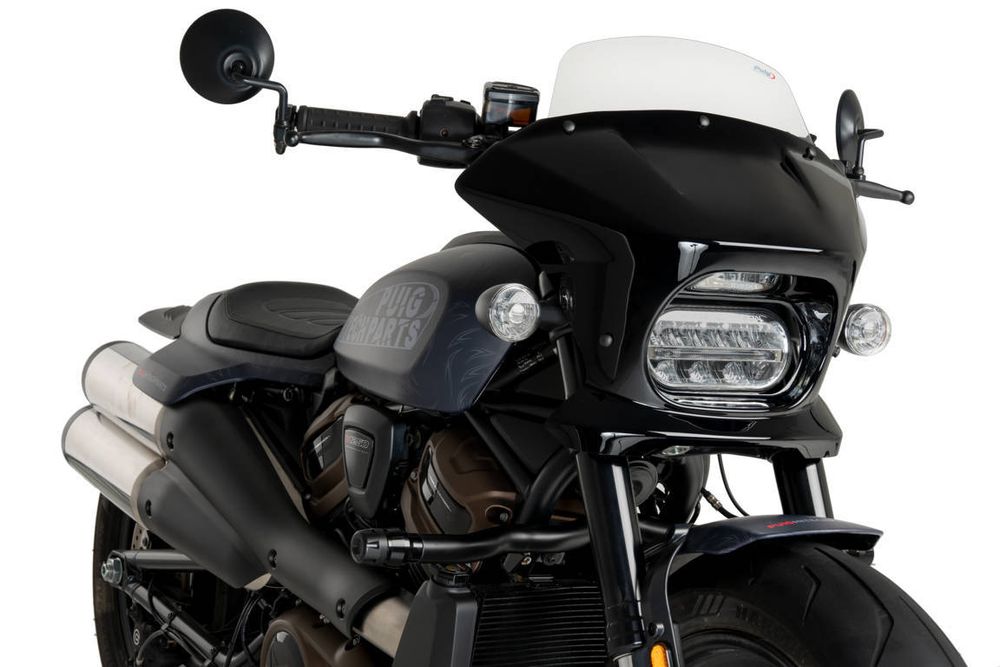 PUIG 21581W Fury  passend fuer HARLEY DAVIDSON SPORTSTER S RH1250S Transparent