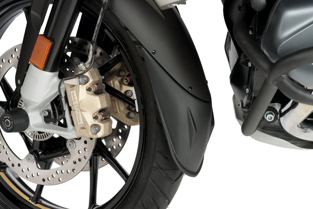 PUIG 9202N Verlängerung des vorderen Schutzblechs  passend fuer BMW R1200GS Schwarz