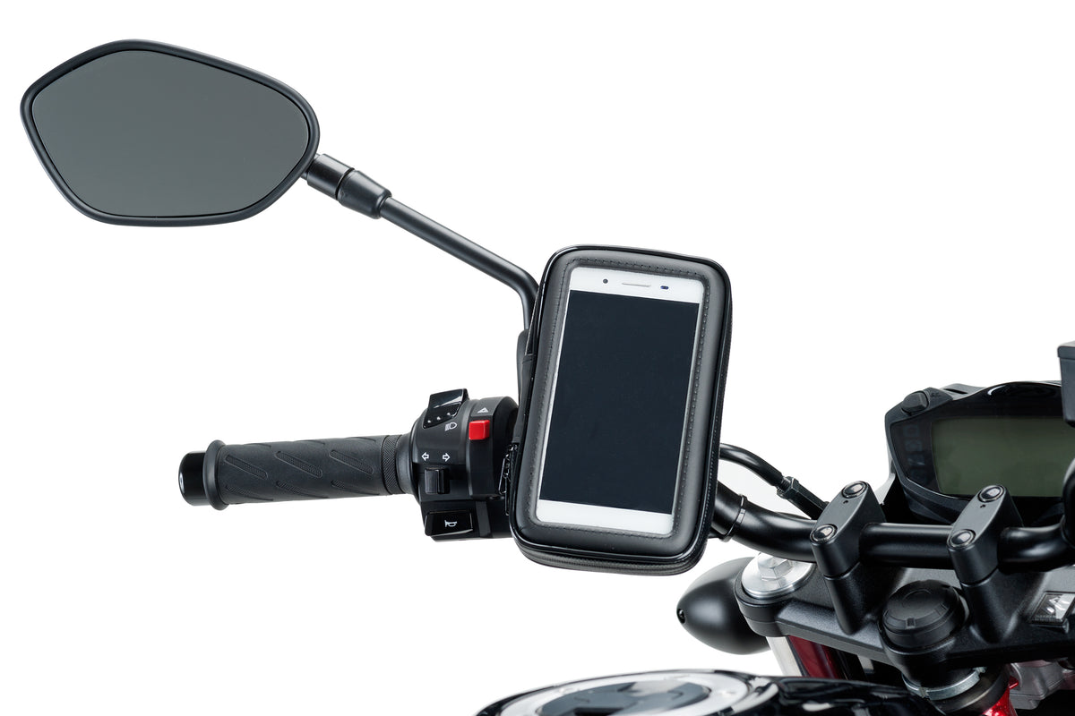 PUIG 3534N Halterunge für Handys und Schutzhülle  passend fuer GILERA RUNNER Schwarz