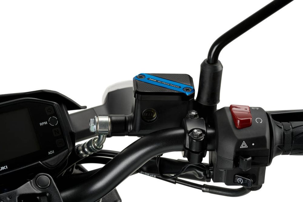 PUIG 9612A Vorderer Bremsflüssigkeitsbehälterdeckel  passend fuer BMW G310R Blau