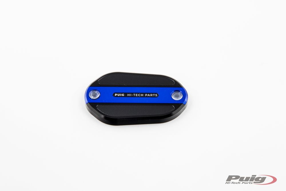 PUIG 3547A Vorderer Bremsflüssigkeitsbehälterdeckel  passend fuer KAWASAKI NINJA 400 Blau
