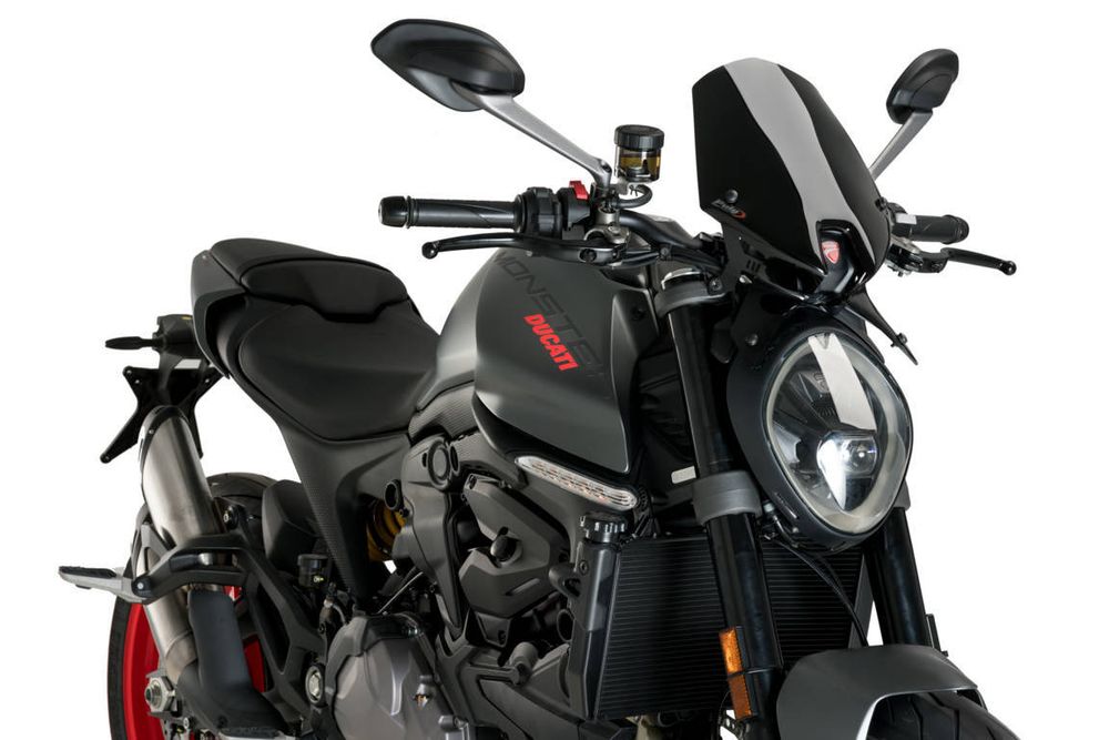 PUIG 20712N New Generation Sport  passend fuer DUCATI MONSTER 937 SP Schwarz
