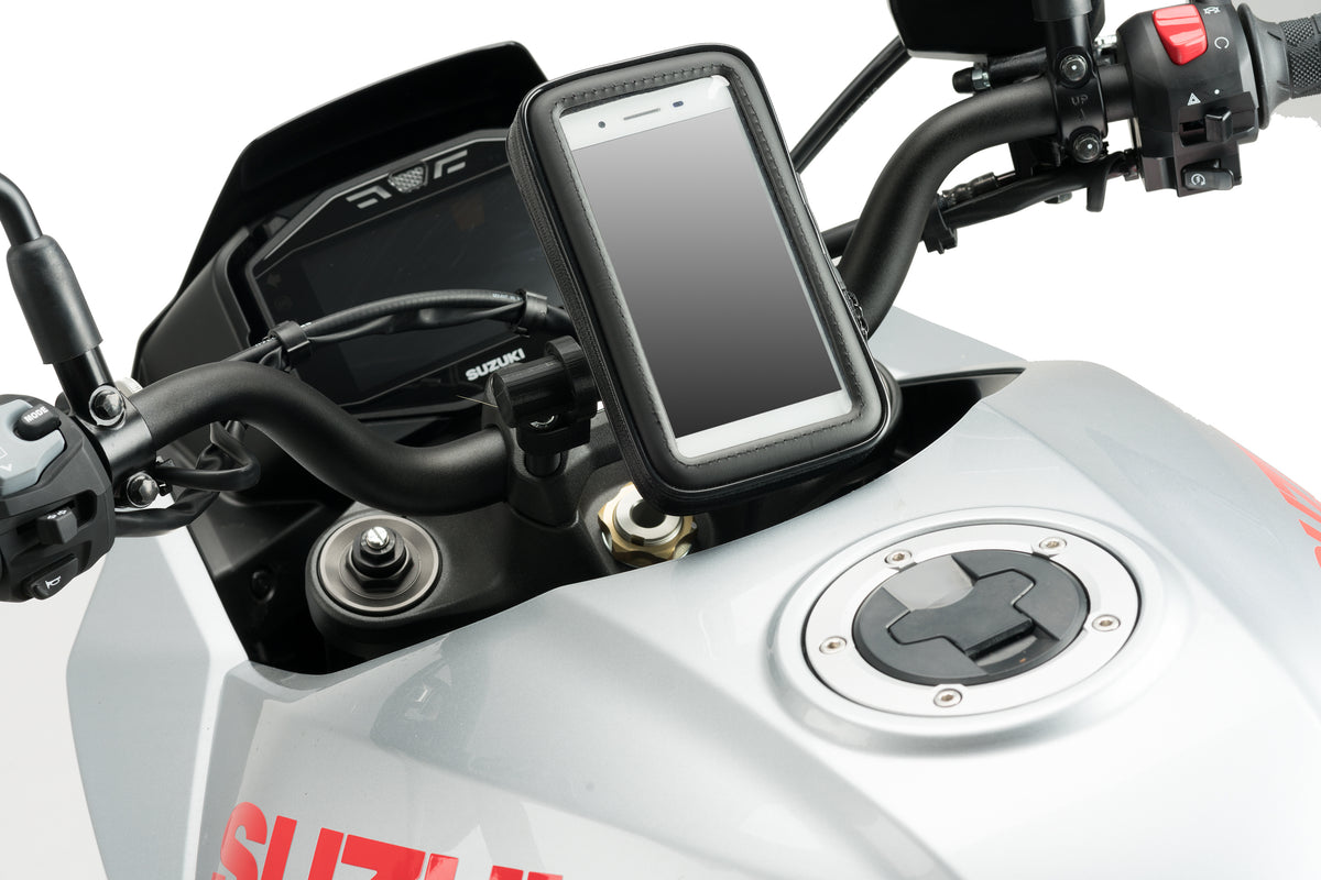 PUIG 3570P Halterunge für Handys und Schutzhülle  passend fuer YAMAHA T-MAX 560 TECH MAX Silber