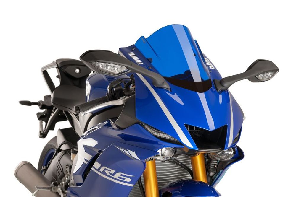 PUIG 9723A Z-Racing Scheibe  passend fuer YAMAHA YZF-R6 Blau
