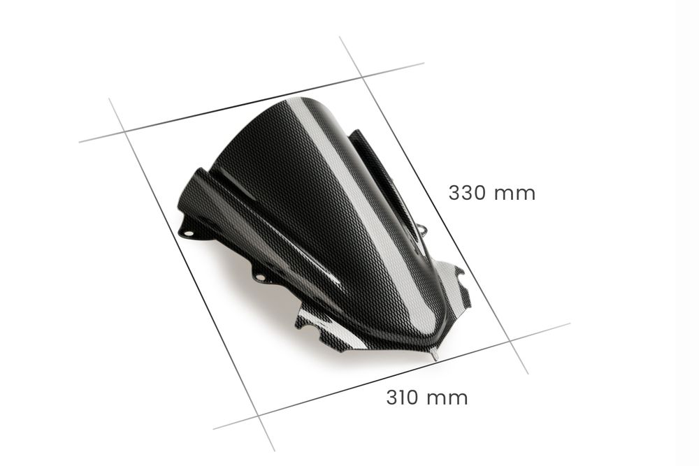 PUIG 3619C Z-Racing Scheibe  passend fuer YAMAHA YZF-R125 Carbon look
