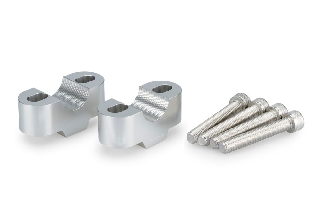 PUIG 3671P Lenkererhöhungen  passend fuer UNIVERSAL UNIVERSAL Silber