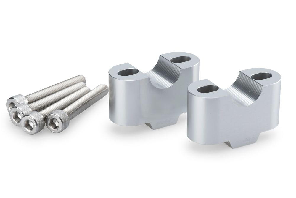 PUIG 3672P Lenkererhöhungen  passend fuer UNIVERSAL UNIVERSAL Silber