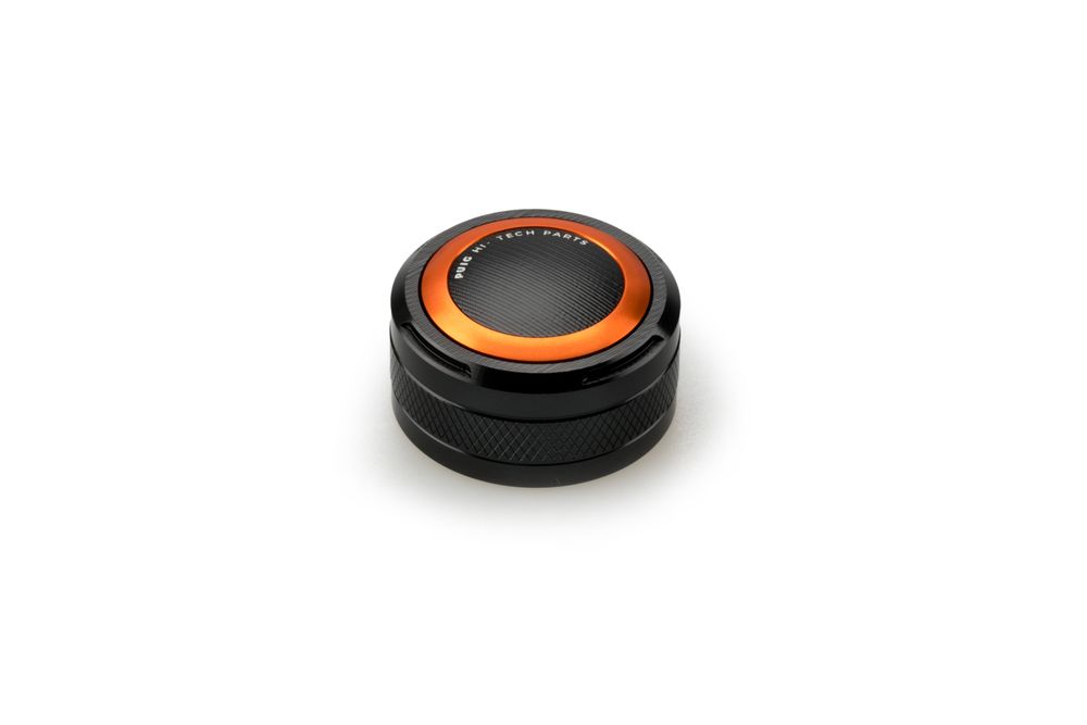 PUIG 20533T Kupplungsflüssigkeitsbehälterdeckel  passend fuer KAWASAKI NINJA H2 SX Orange