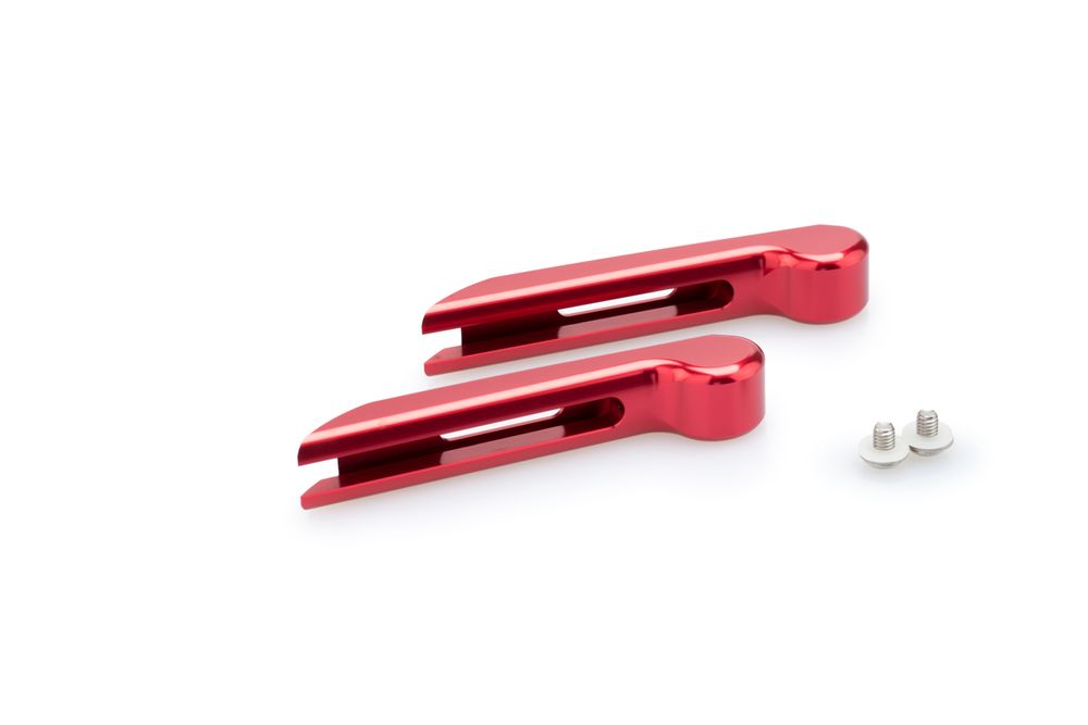 PUIG 3700R Hebel 3.0.  passend fuer KAWASAKI KLE500 Rot