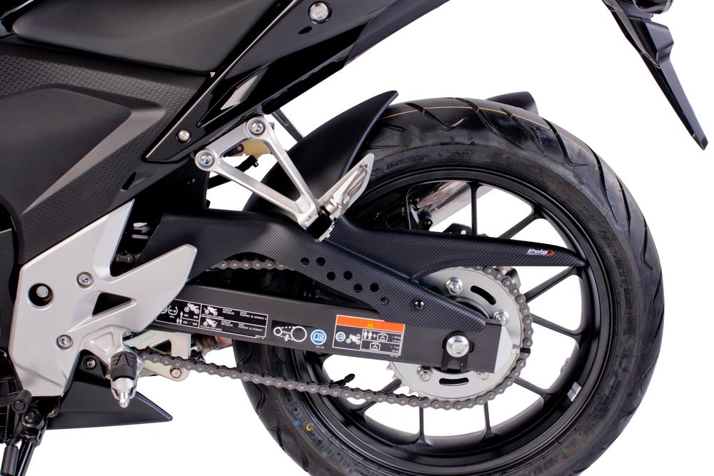 PUIG 6354C Hinterradabdeckungen   passend fuer HONDA CBR500R Carbon look