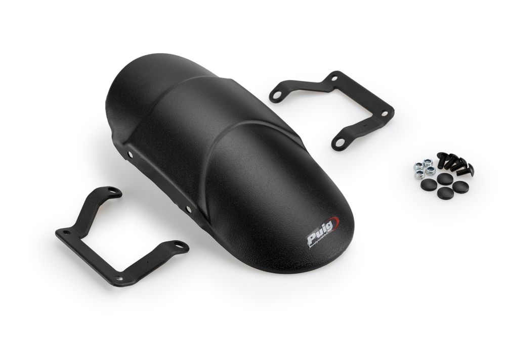 PUIG 3817N VORDERER KOTFLÜGEL DES gefrästes Blech  passend fuer KAWASAKI VULCAN S Schwarz