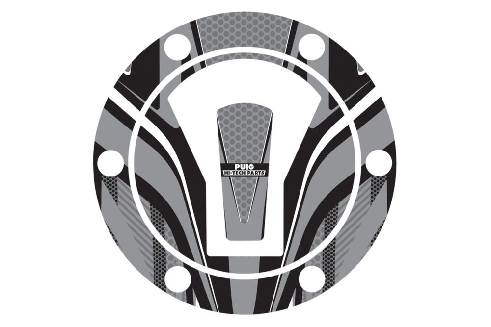 PUIG 9051U Tankdeckelabdeckungen Radikal  passend fuer KTM 690 DUKE Grau