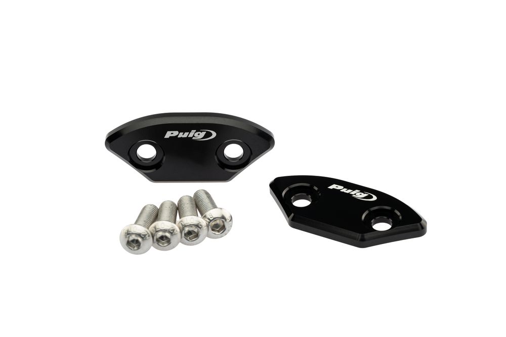 PUIG 3857N Rückspiegel Kappen  passend fuer YAMAHA YZF-R6 Schwarz