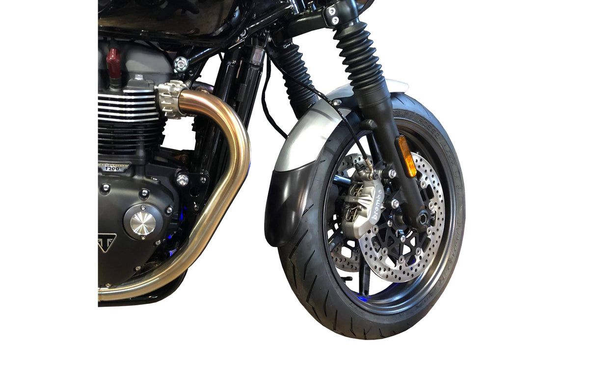 PUIG 3862N Verlängerung des vorderen Schutzblechs  passend fuer TRIUMPH SPEED TWIN 1200 Schwarz