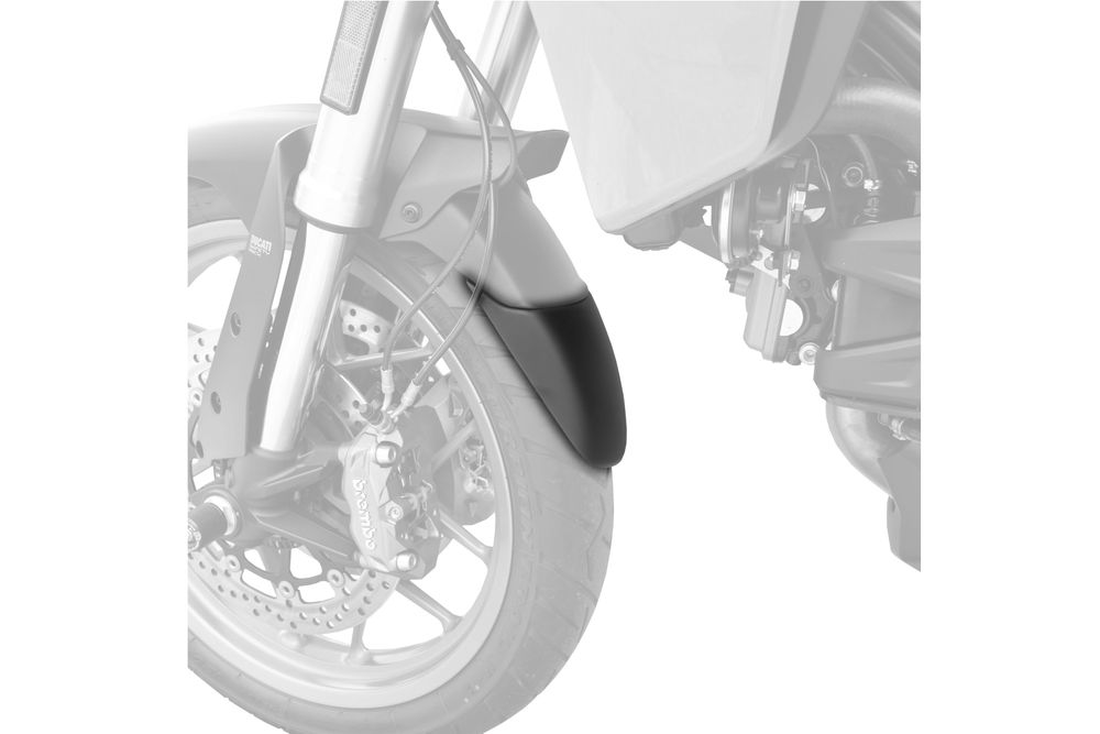PUIG 9816N Verlängerung des vorderen Schutzblechs  passend fuer DUCATI MULTISTRADA 1200 ENDURO Schwarz