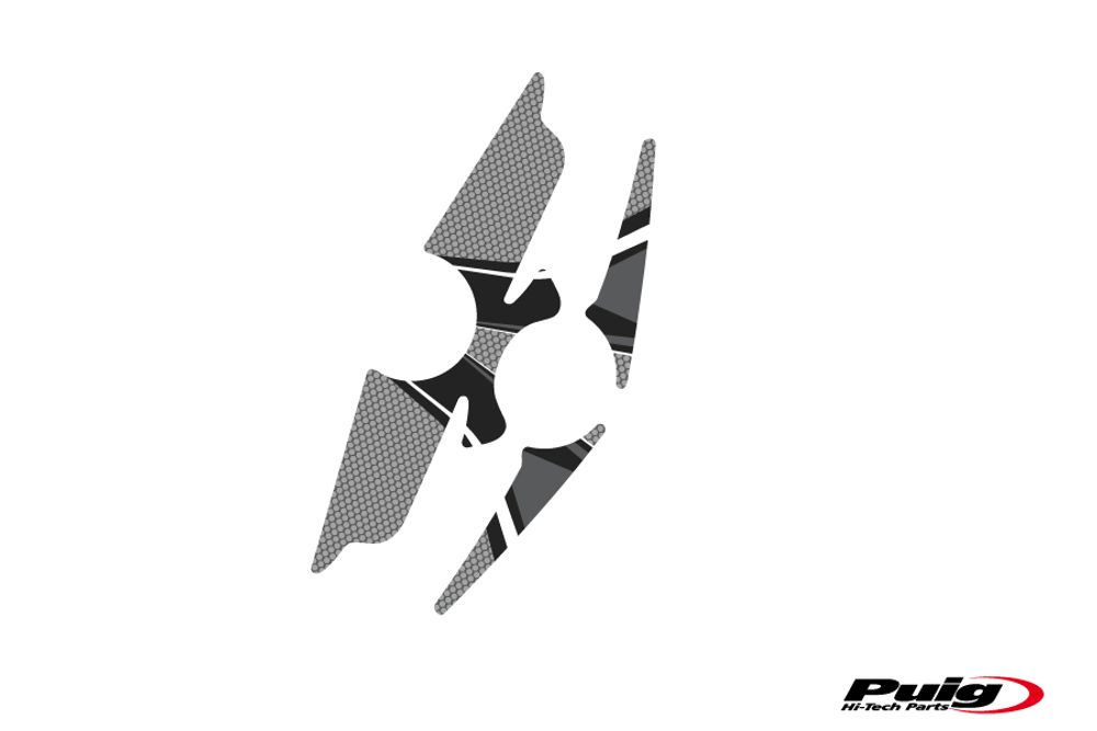 PUIG 6983U Radikal Yoke Protector  passend fuer BMW K1200 R SPORT Grau