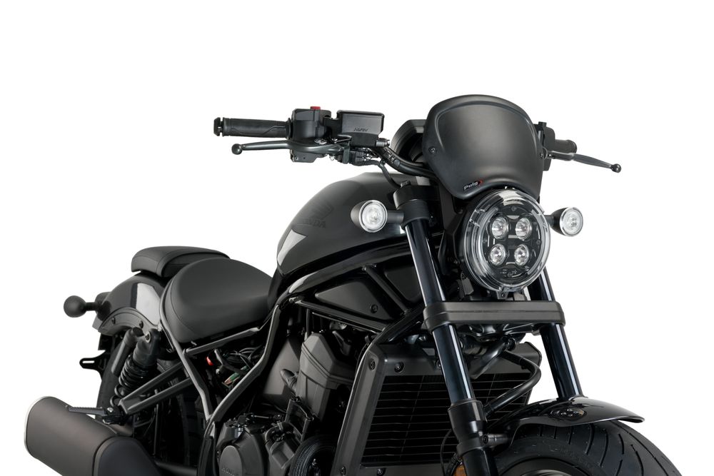 PUIG 20821J Frontplatte ABS  passend fuer HONDA CMX 1100 REBEL Mattschwarz