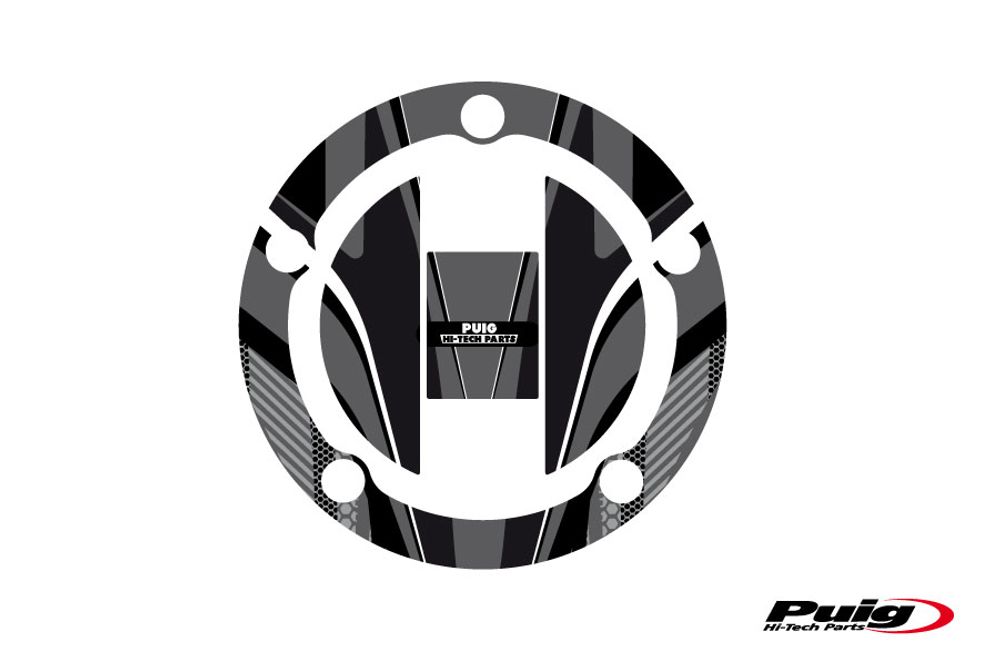 PUIG 6318U Tankdeckelabdeckungen Radikal  passend fuer SUZUKI GSX-S1000 Grau