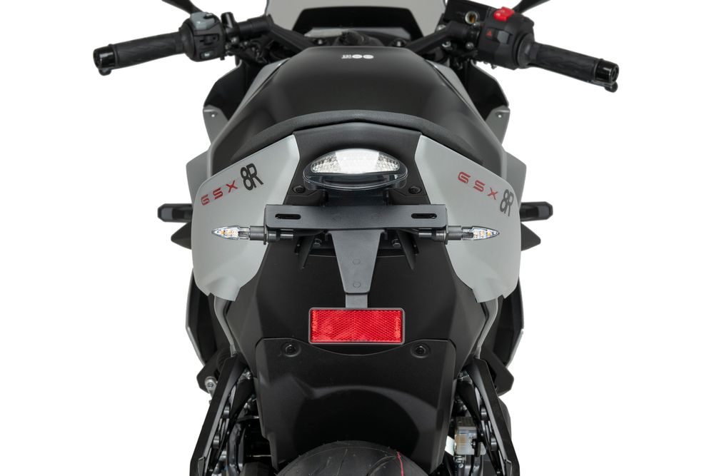 PUIG 21620N Kennzeichenhalters  passend fuer SUZUKI GSX-8S Schwarz