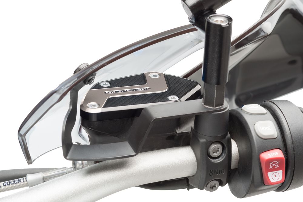 PUIG 9282P Kupplungsflüssigkeitsbehälterdeckel  passend fuer BMW R1200GS Silber