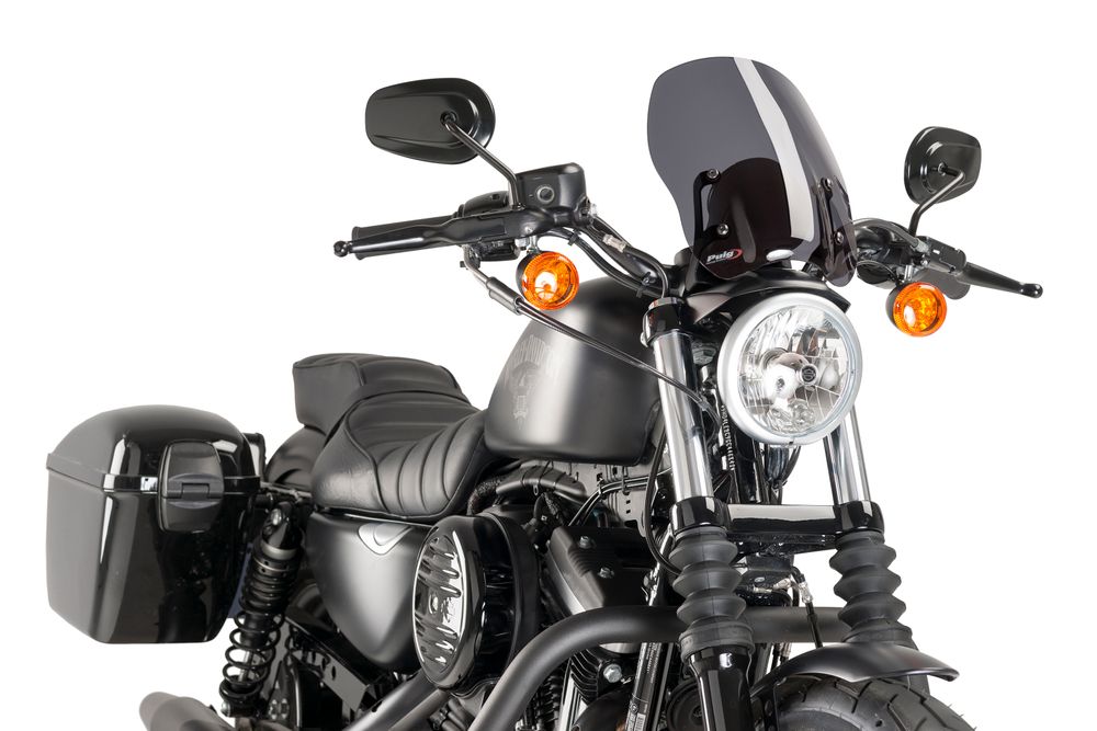 PUIG 9283F New Generation Touring  passend fuer HARLEY DAVIDSON SPORTSTER 883 SUPERLOW XL883L Stark getönt