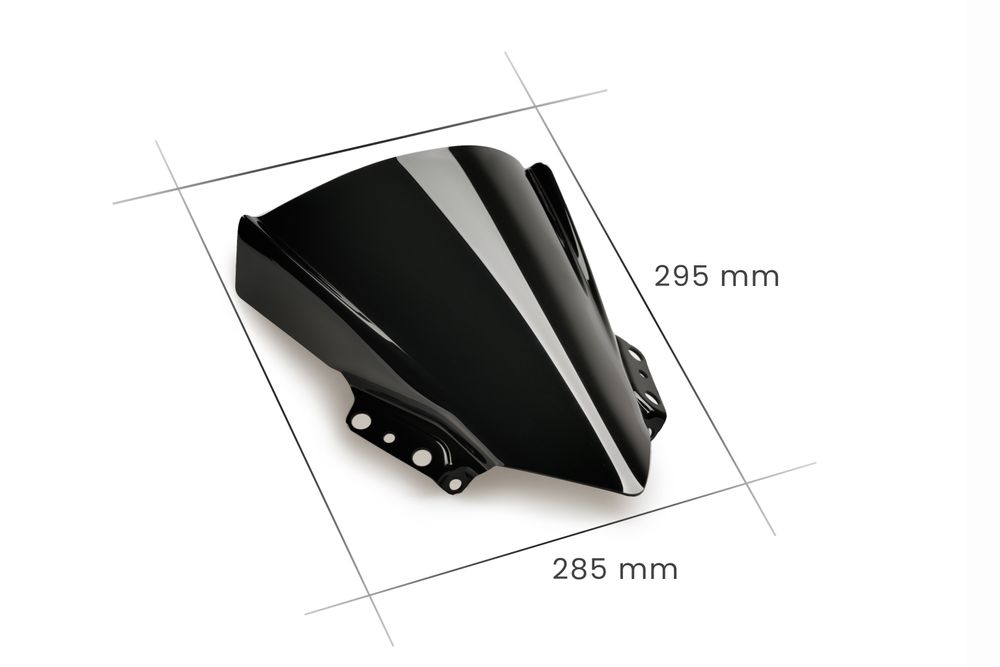 PUIG 3539N Z-Racing Scheibe  passend fuer KAWASAKI NINJA 125 Schwarz