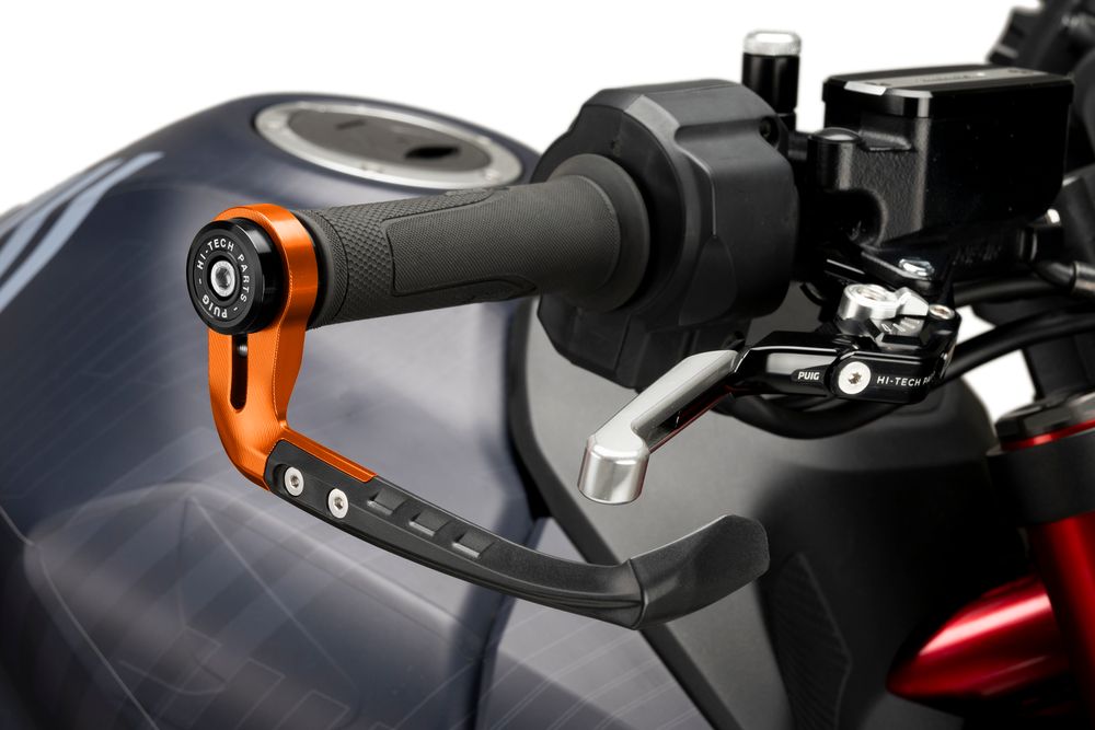 PUIG 21993T Bemshebelschutz RAW  passend fuer HONDA X-ELEVEN Orange