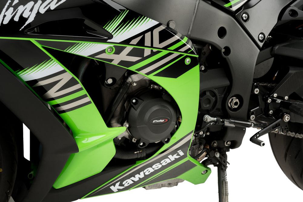PUIG 20133N Motorschutzhauben  passend fuer KAWASAKI ZX-10R Schwarz