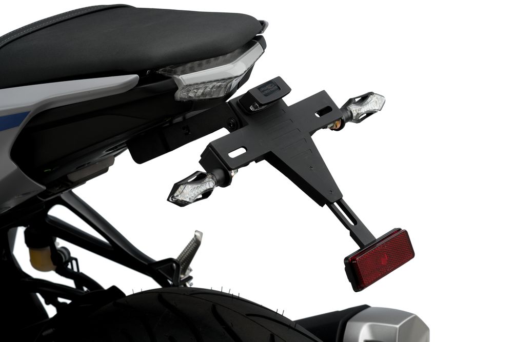 PUIG 3884N Kennzeichenhalters  passend fuer YAMAHA MT-125 Schwarz