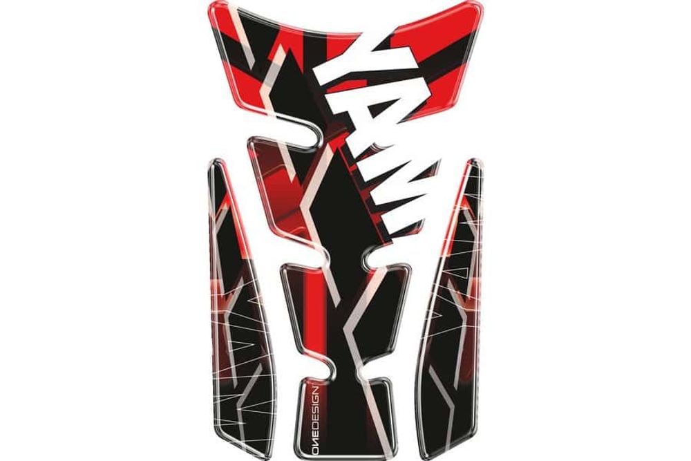 PUIG 4722R Wings Tankprotektor  passend fuer YAMAHA FZR1000 Rot