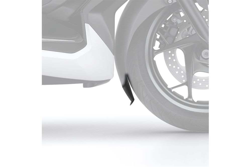 PUIG 3664N Verlängerung des vorderen Schutzblechs  passend fuer YAMAHA X-MAX 400 Schwarz