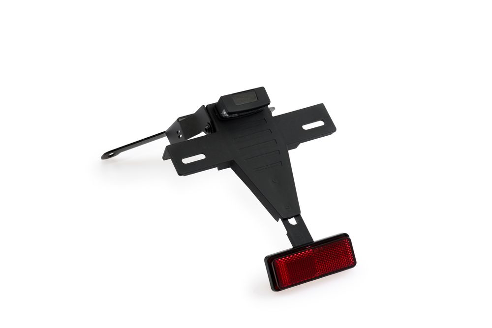 PUIG 4852N Kennzeichenhalters  passend fuer YAMAHA T-MAX 500 Schwarz