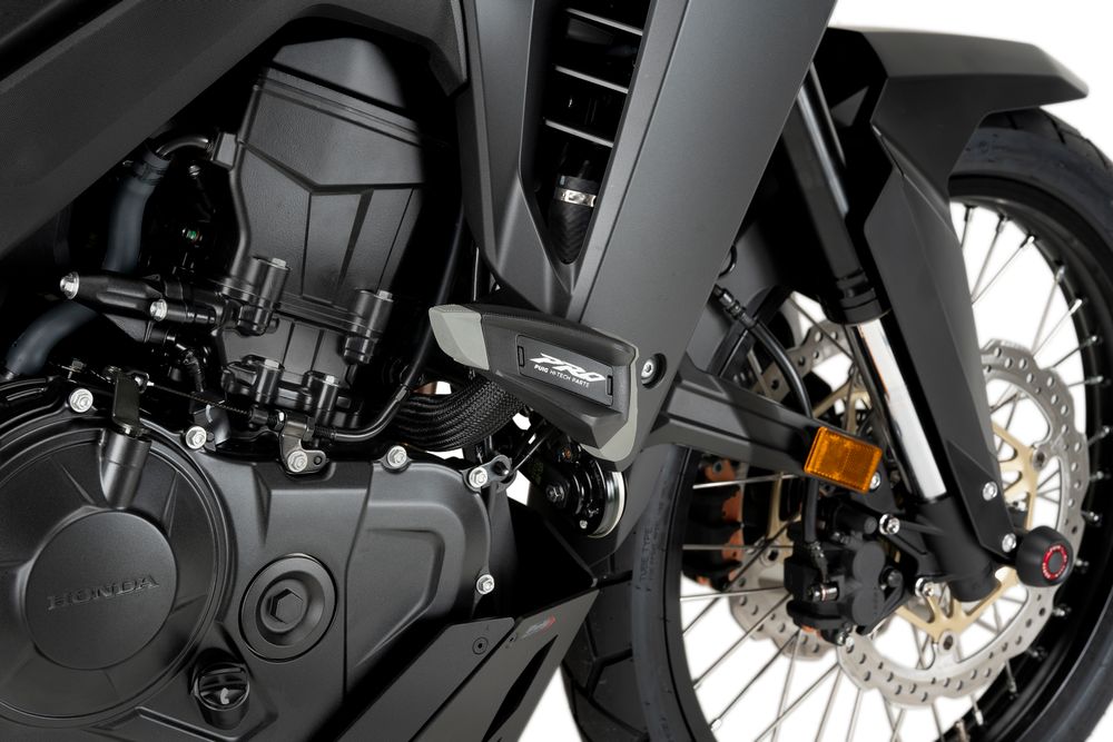 PUIG 21666N Sturzpads PRO 2.0  passend fuer HONDA XL750 TRANSALP Schwarz