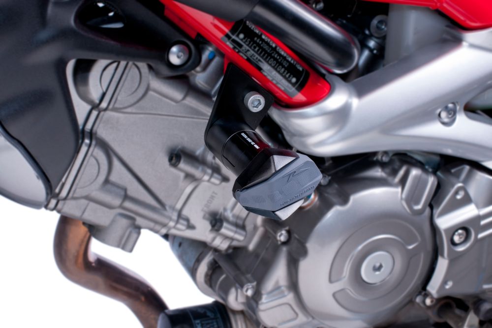 PUIG 4962N Sturzpads R19  passend fuer SUZUKI SFV650 GLADIUS Schwarz