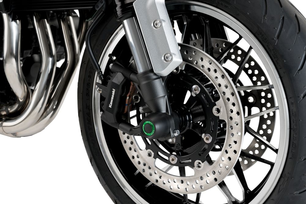 PUIG 20101N Vorderachsregler PHB19  passend fuer KAWASAKI Z750 Schwarz