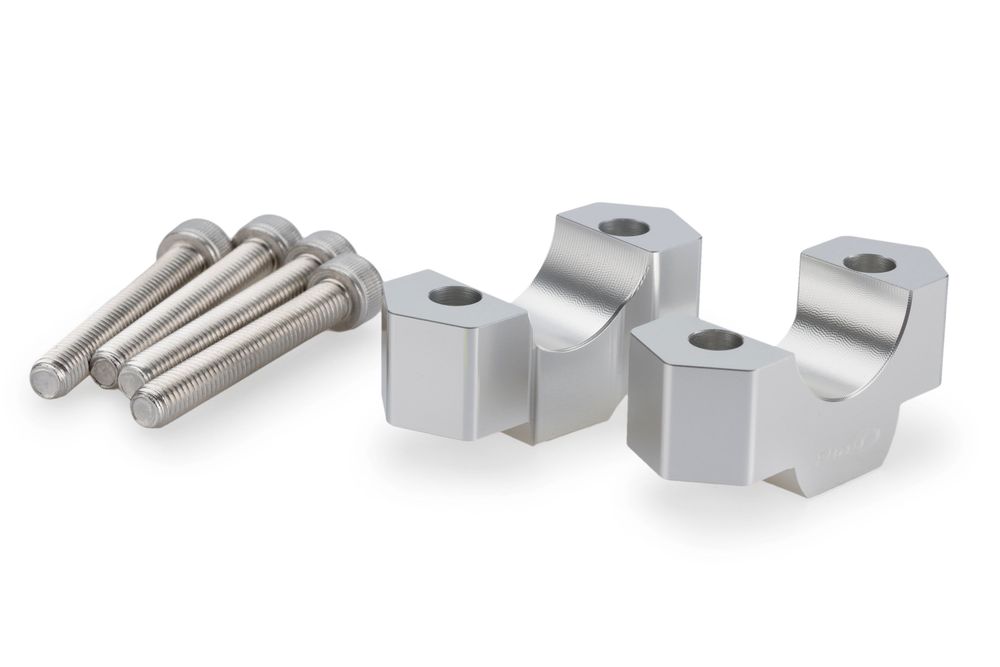 PUIG 22142P Lenkererhöhungen  passend fuer BMW F900GS Silber