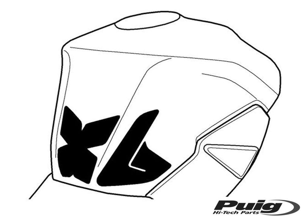 PUIG 8437C Spezifischer Tankschutz  passend fuer SUZUKI GSR750 Carbon look
